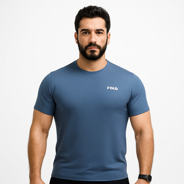 Classic Grey Polo T-Shirt